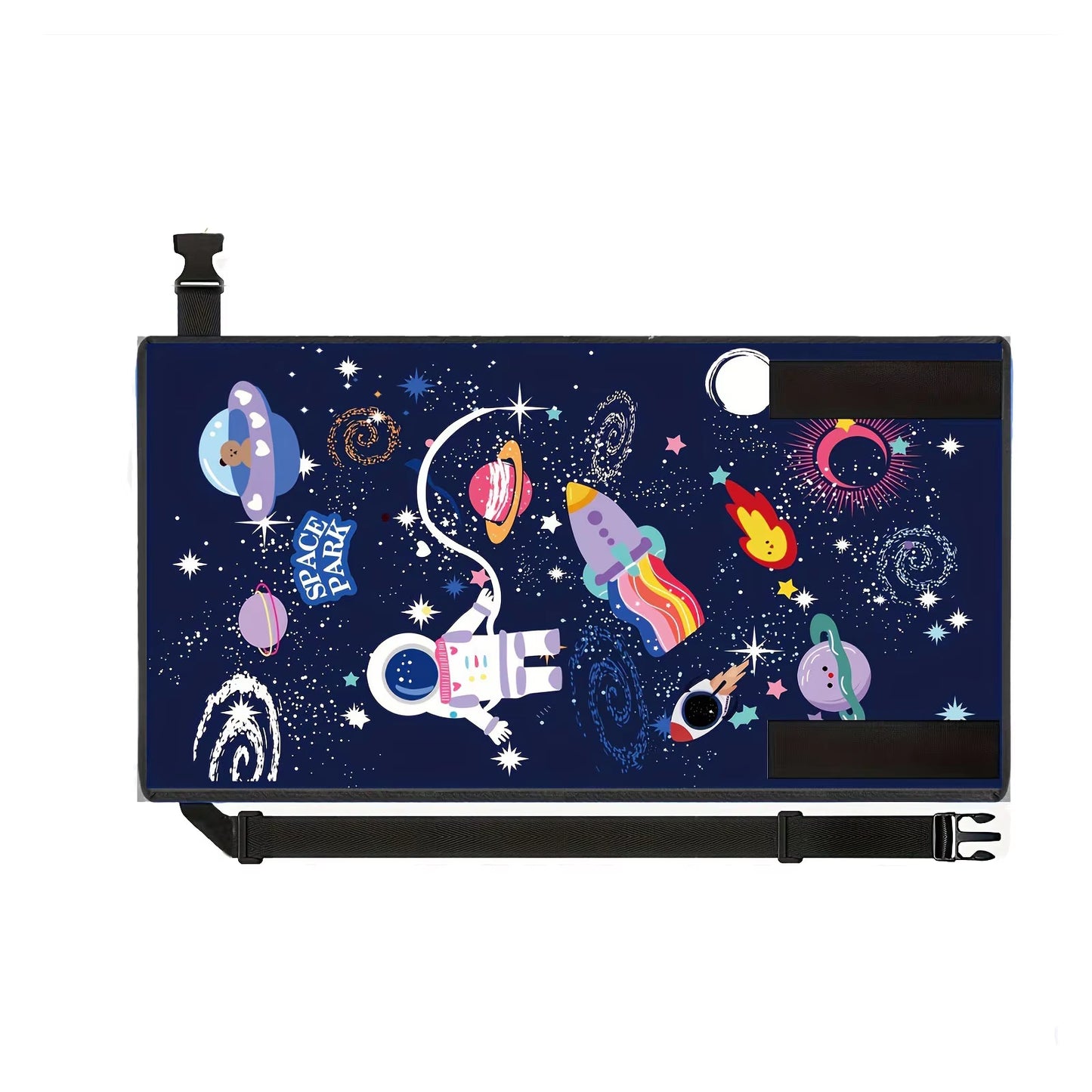 Cartoon Kids Travel Airplane Bed Portable Baby Airplane Seat Extender with Storage Bag Cars Extender Leg Rest for Children