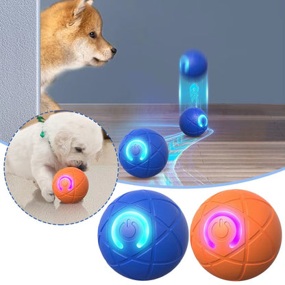 Smart Dog Toy Ball Electronic Interactive Pet Toy Moving Ball Intelligent Gravity Jump Ball Bite-Resistant Rolling Ball Pet Toys