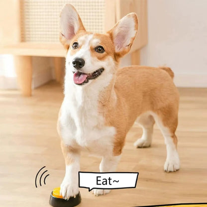 Dog Communication Buttons Voice Recording Button for Pet Training Buzzer 30 Second Record Playback Funny Gift for Talking Pet