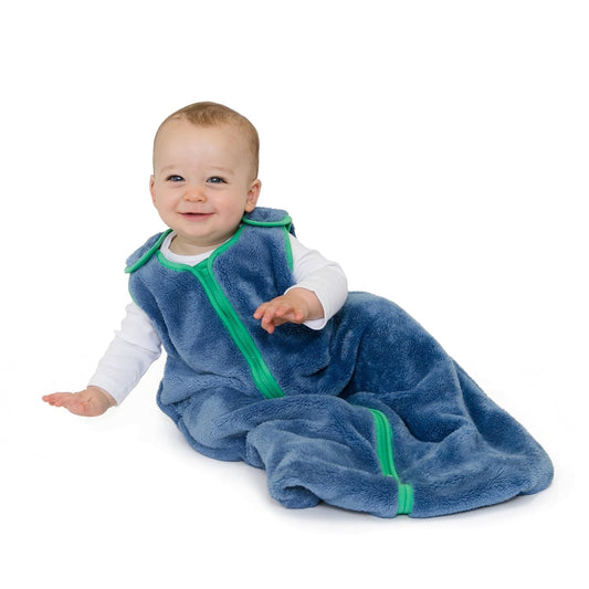 Sleep Nest Teddy Baby Sleeping Bag, Fuzzy Dino, Large (18-36 Months)