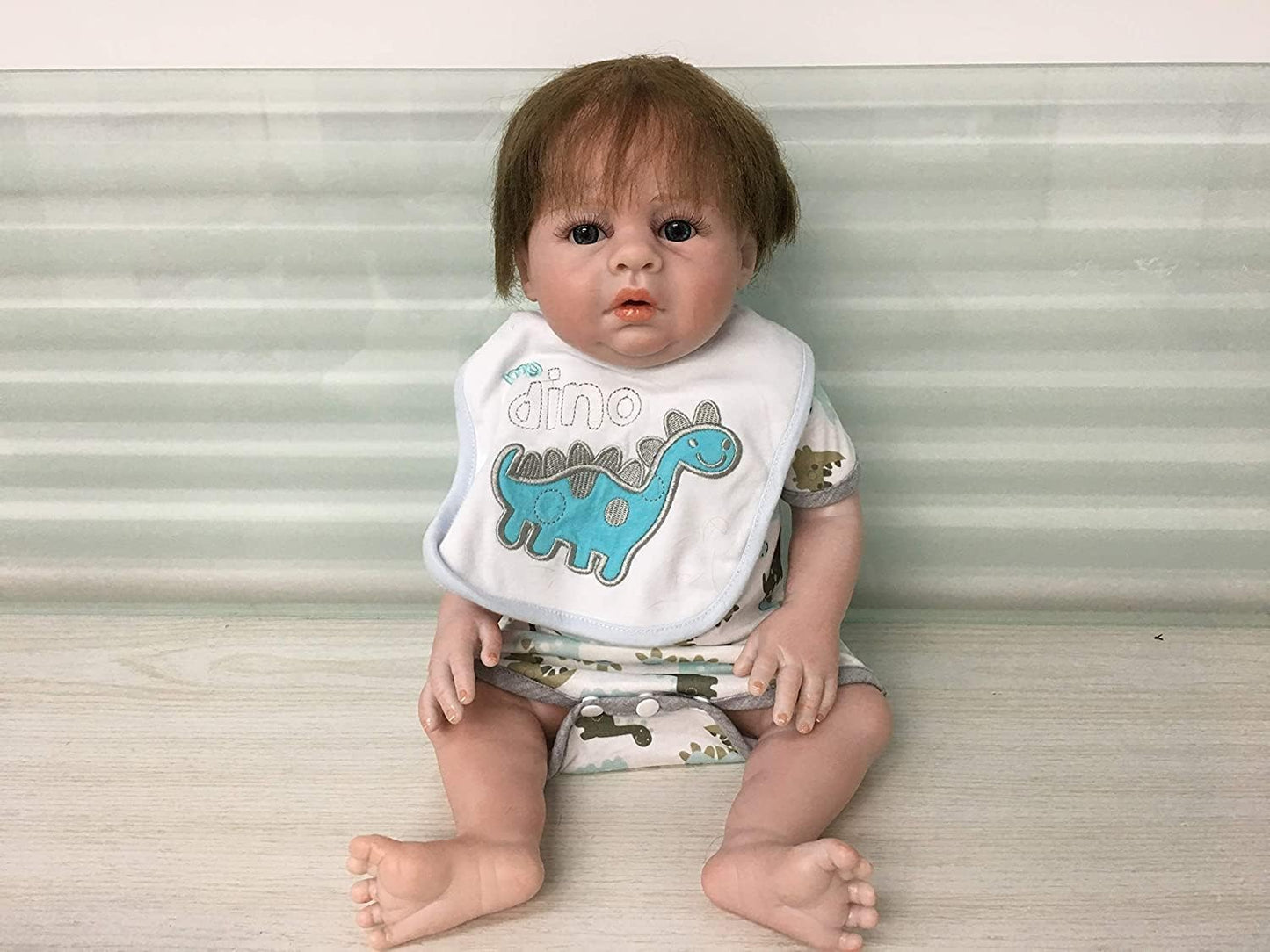 20 Inch Full Body Baby Boy Reborn Doll Newborn Babies Silicone Dolls Toddler Kids Xmas Gift