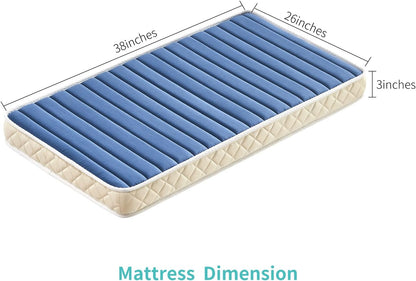 Premium Foam Playpen Mattress Play Yard Mattress Fits (38"X26")