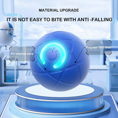 Smart Dog Toy Ball Electronic Interactive Pet Toy Moving Ball Intelligent Gravity Jump Ball Bite-Resistant Rolling Ball Pet Toys