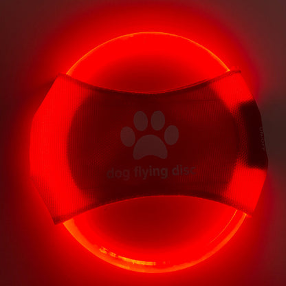 Dog Flying Discs Light Glowing LED Luminoustrainning Interactive Toys Game Flying Discs Dog Toy Pet Dog Accessories Pet Products