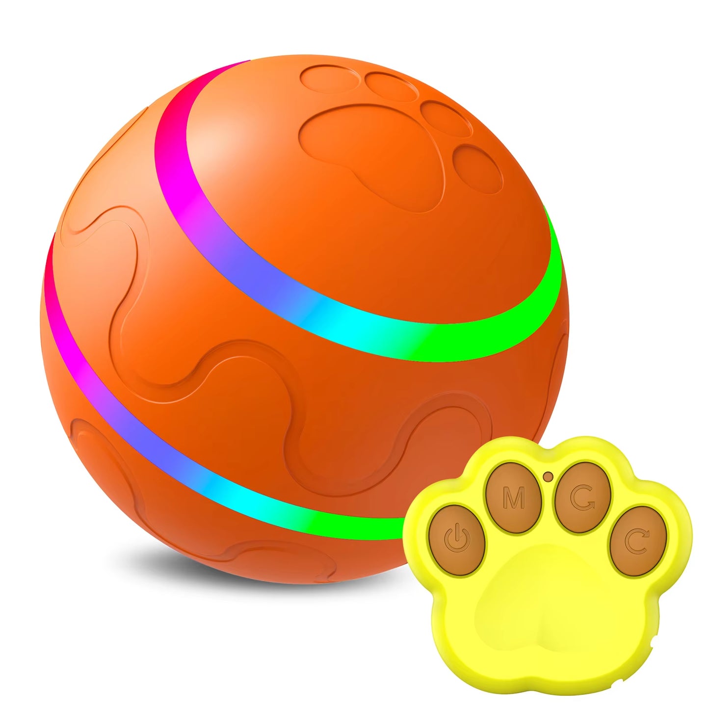 Interactive Dog Toy Ball with Remote Control, Active Rolling Ball for Dogs,Wicked Ball for Small Medium Large Dogs Pet Toys