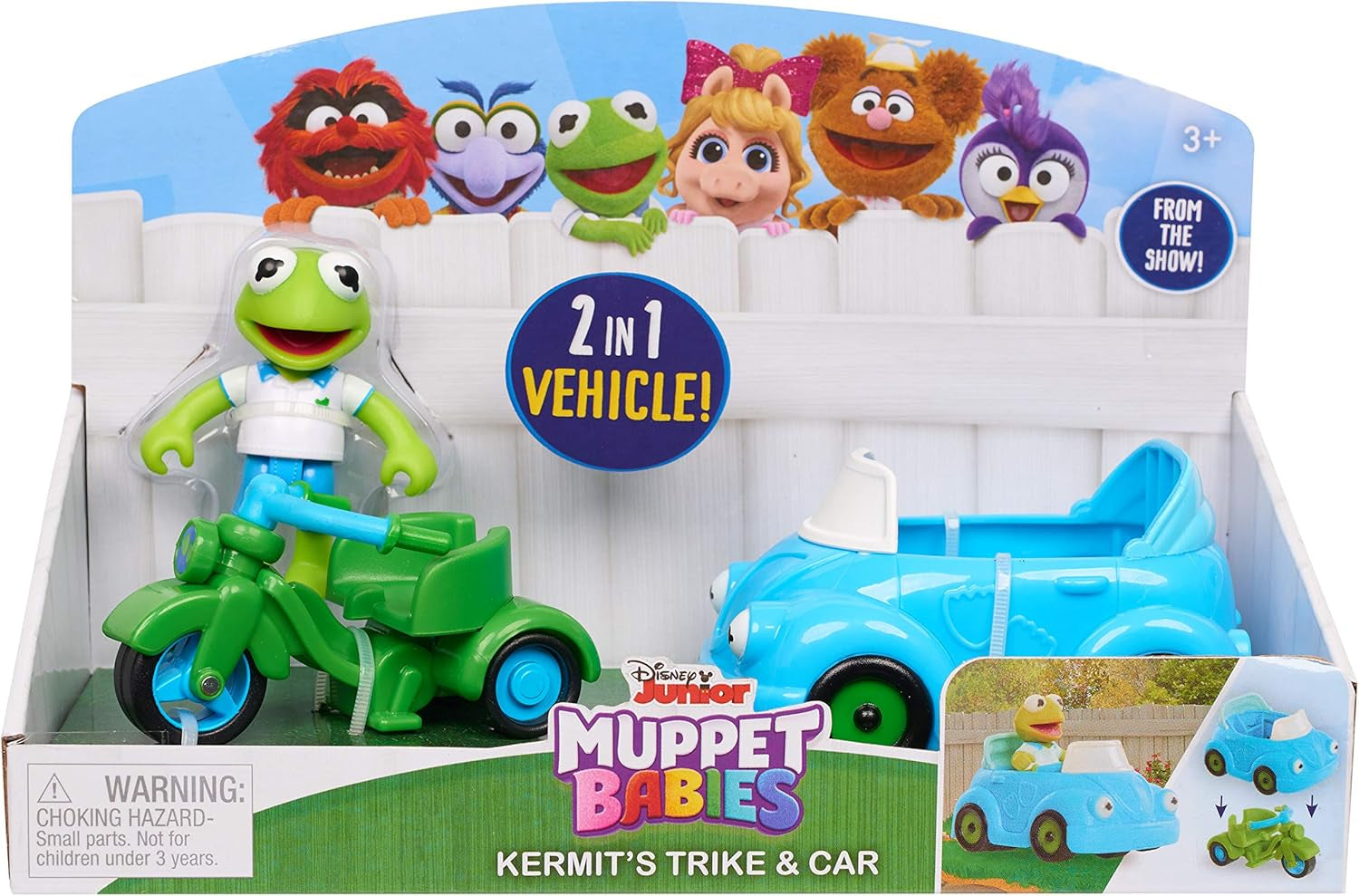 MUPPET BABIES Kermit'S Trike and Car