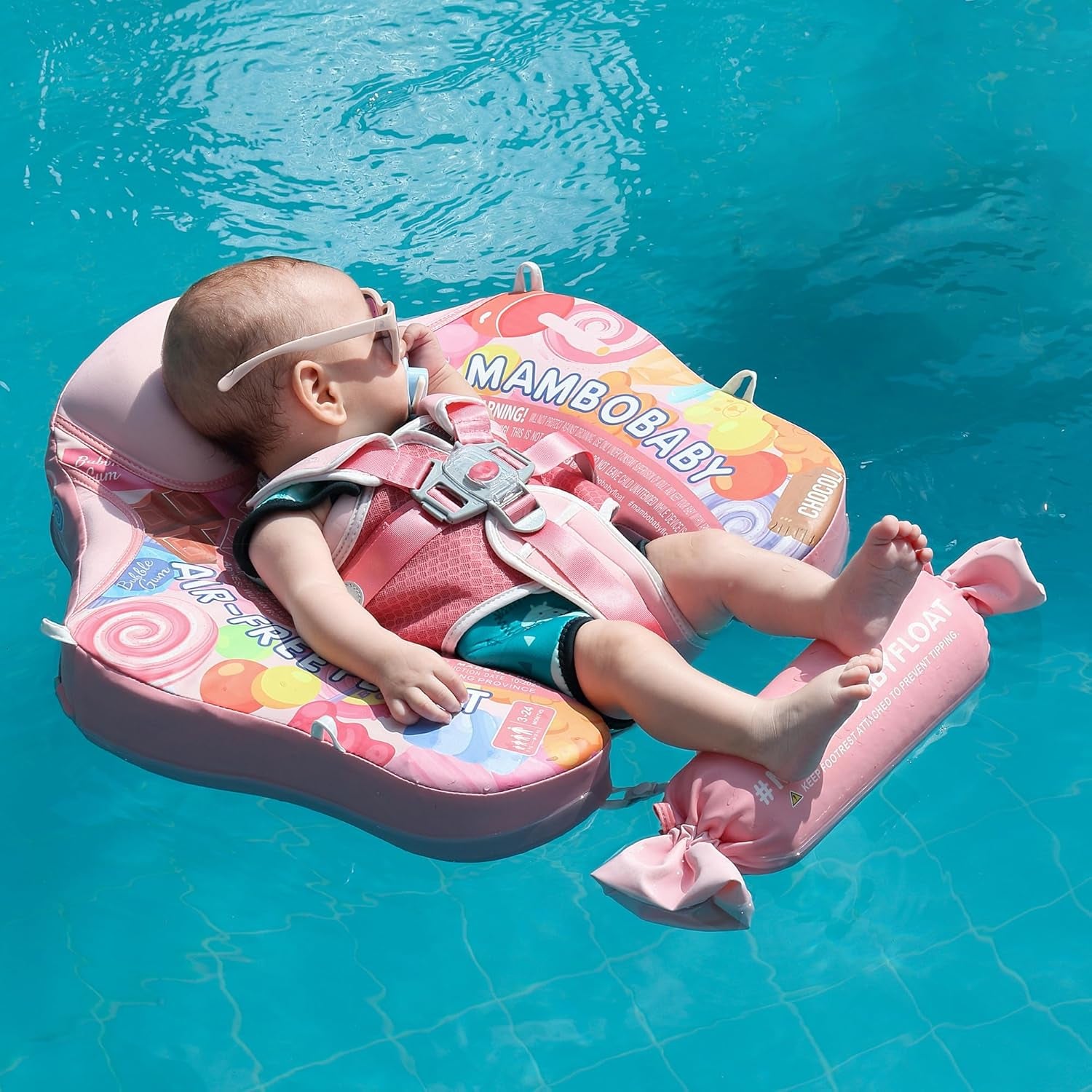 Mambobaby Add Tail Newest Baby Float with Sun Canopy – Candy