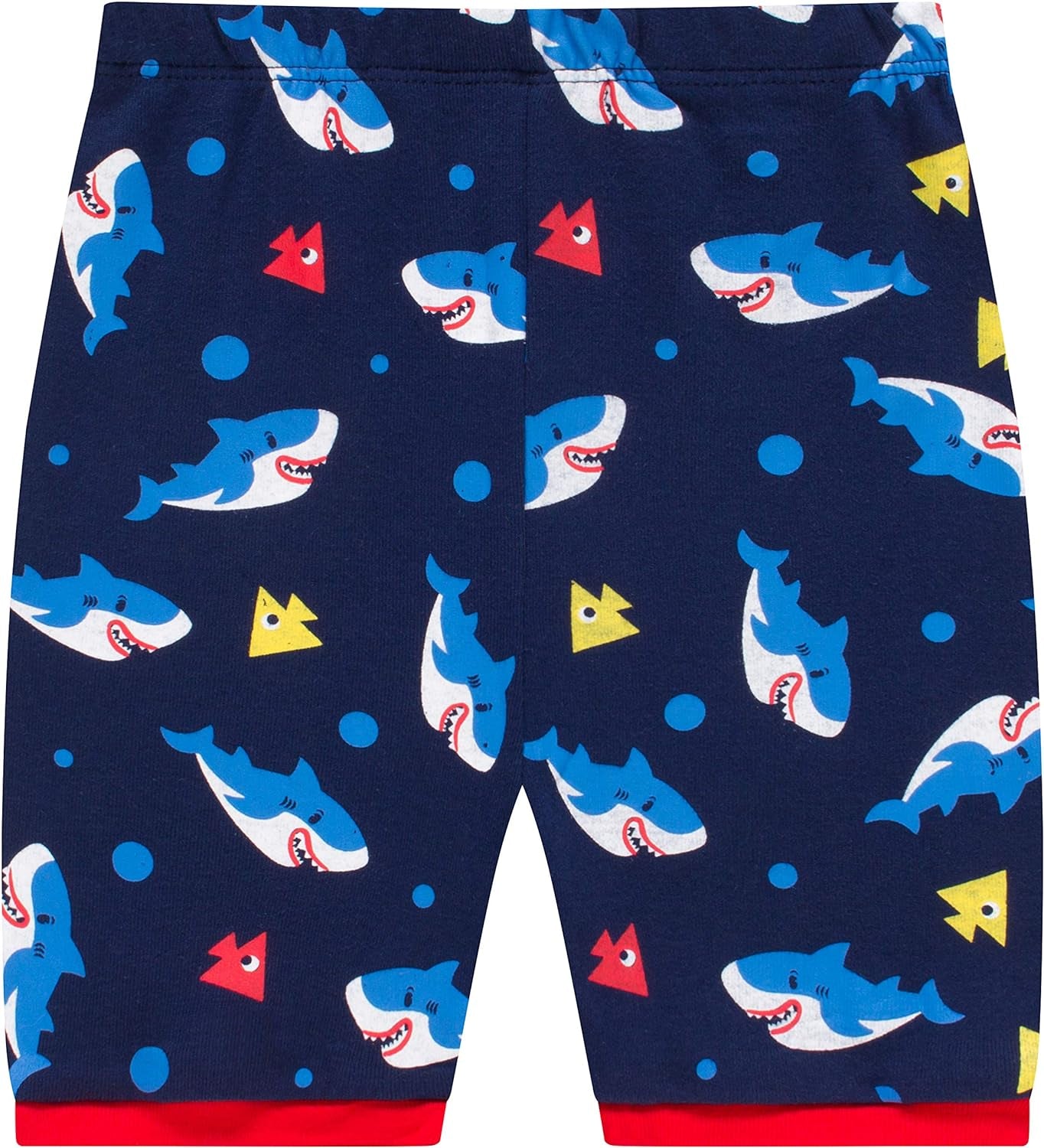 Little Boys Shark Pajamas Summer Kids 4 Pcs Cotton Pyjamas Children Clothes 5T