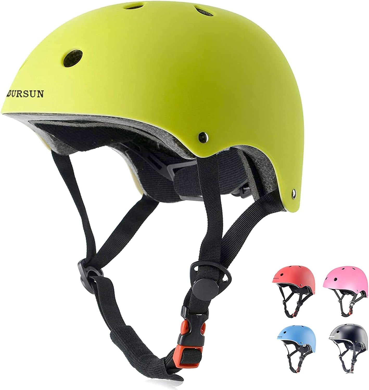 Kids Bike Helmet Ventilation & Adjustable Toddler Helmet for Ages 2-14 Kids Boys Girls Multi-Sport Helmet for Skateboard Roller Skateing Bicycle Scooter Blance Bike