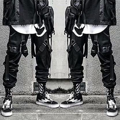 Men’S Fashion Cargo Pants Casual Hip Hop Drawstring Ankle Pants Ankle Length Relaxed Fit