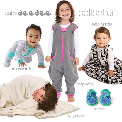 Sleep Nest Teddy Baby Sleeping Bag, Fuzzy Dino, Large (18-36 Months)