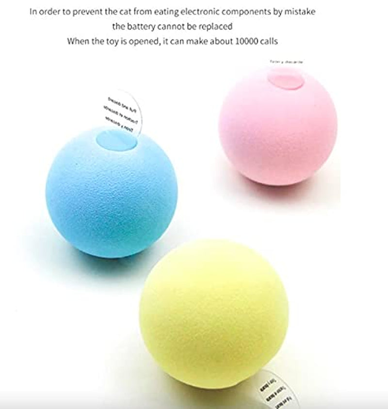 New Gravity Ball Smart Touch Sounding Toys Interactive Pet Toys Squeak Toys Ball Pet Training Toy for Indoor Cats