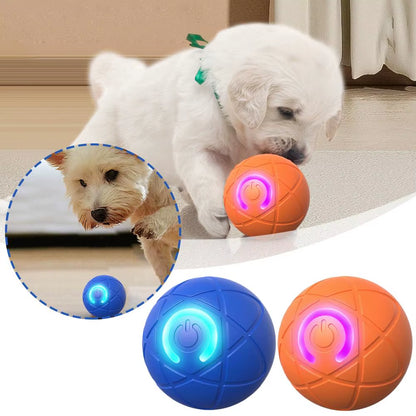 Smart Dog Toy Ball Electronic Interactive Pet Toy Moving Ball Intelligent Gravity Jump Ball Bite-Resistant Rolling Ball Pet Toys