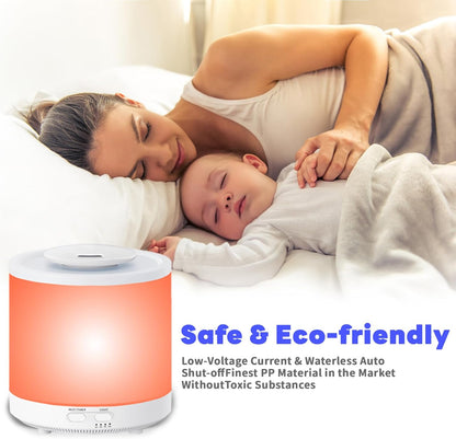 Cool Mist Essential Oil Diffuser (1600Ml) Quiet Ultrasonic Aroma Diffuser for Bedroom & Large Room -35 Hour Run Huge Coverage Area, Auto-Shut Off, for Babies Nursery & Whole House