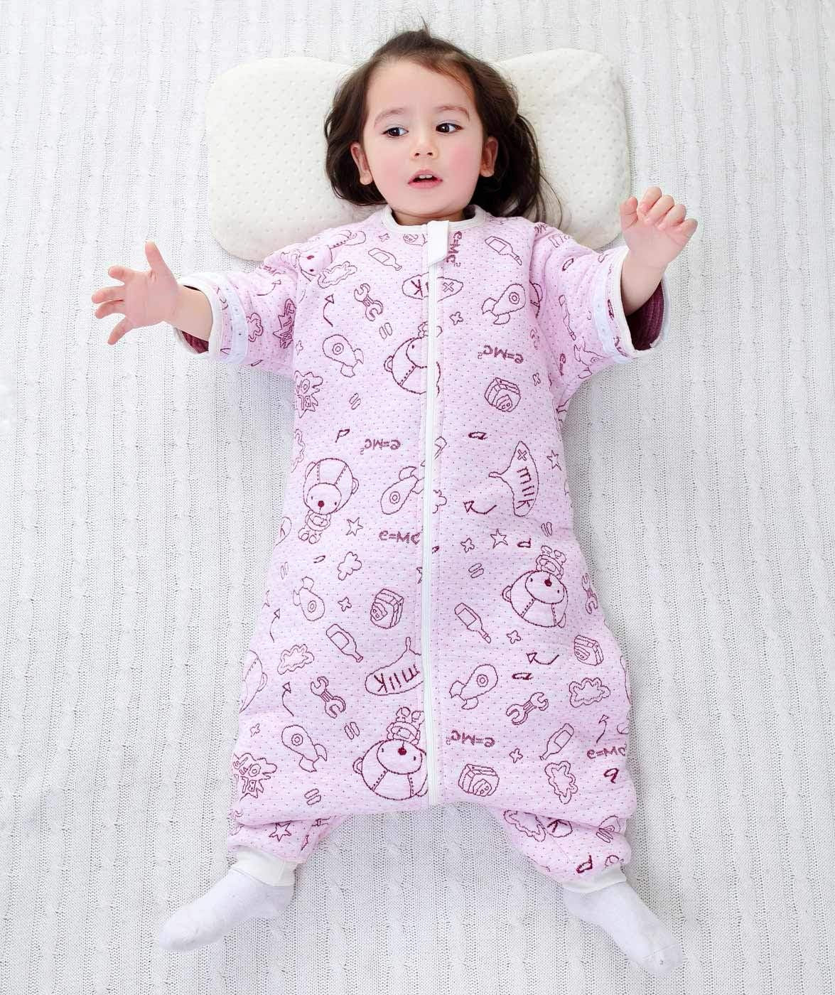 Baby Wearable Blanket 100% Soft Cotton Cartoon Sleepsuit Warm Pajamas