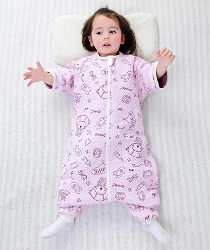 Baby Wearable Blanket 100% Soft Cotton Cartoon Sleepsuit Warm Pajamas