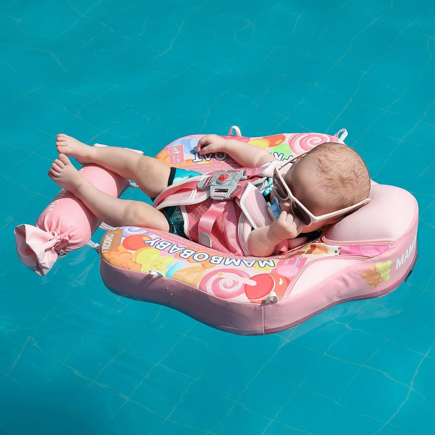 Mambobaby Add Tail Newest Baby Float with Sun Canopy – Candy