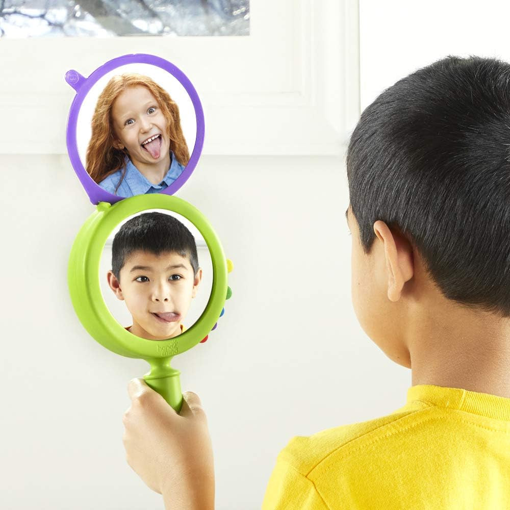 See My Feelings Mirror, Play Therapy Toys, Mindfulness for Kids, Emotional Regulation for Kids, Social Emotional Learning Activities, Calm down Corner Supplies, Calming Corner (Set of 4)