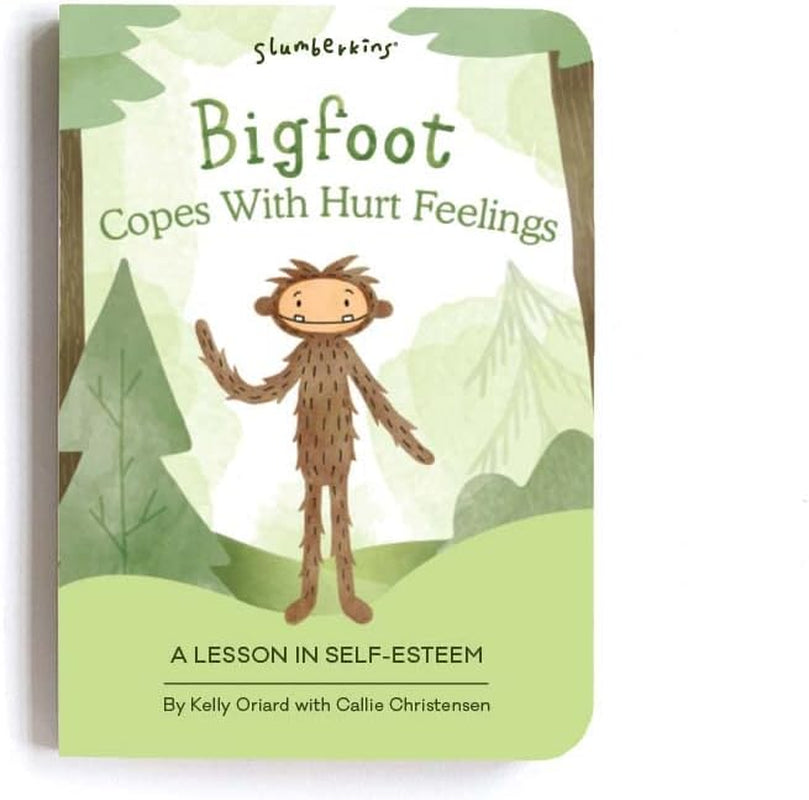 Bigfoot Snuggler & 2 Board Books Complete Set Bundle | Soft Plush Toy for Ages 0+ | Enhances Self-Esteem & Positive Relationships (Bigfoot Snuggler Plush + 2 Board Books)