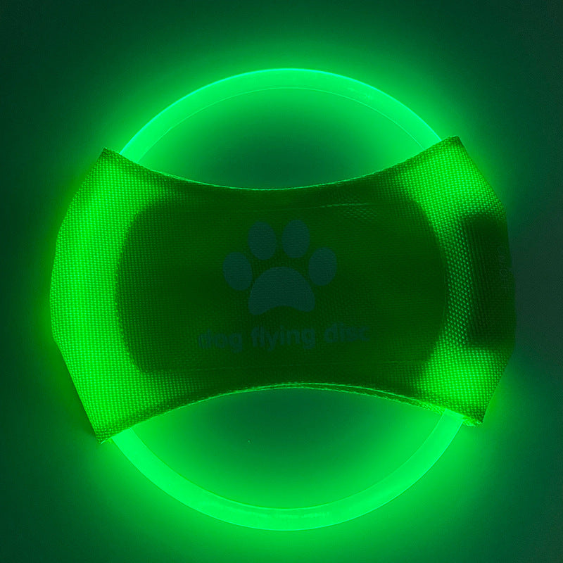 Dog Flying Discs Light Glowing LED Luminoustrainning Interactive Toys Game Flying Discs Dog Toy Pet Dog Accessories Pet Products