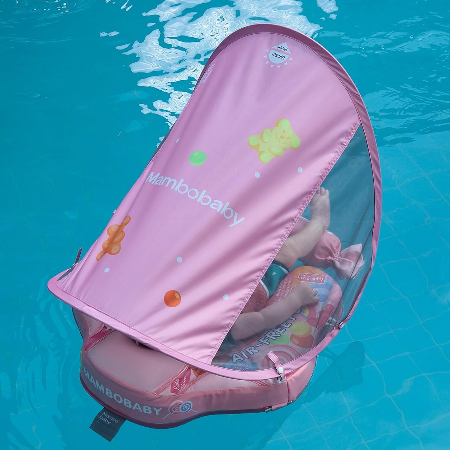 Mambobaby Add Tail Newest Baby Float with Sun Canopy – Candy