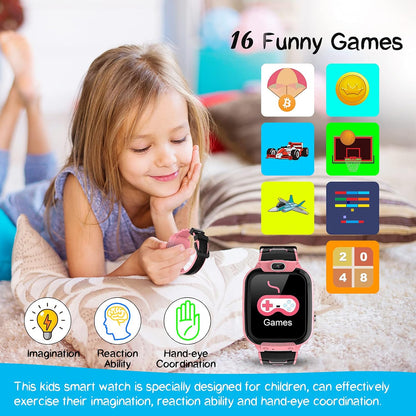 Smart Watch for Kids - Toys for 3-10 Year Old Girls Touchscreen Toddler Watch with Camera, 16 Games, Music Player, Kids Watches Electronics Educational Toys Birthday Gifts for Girls Ages 4 5 6 7 8 9