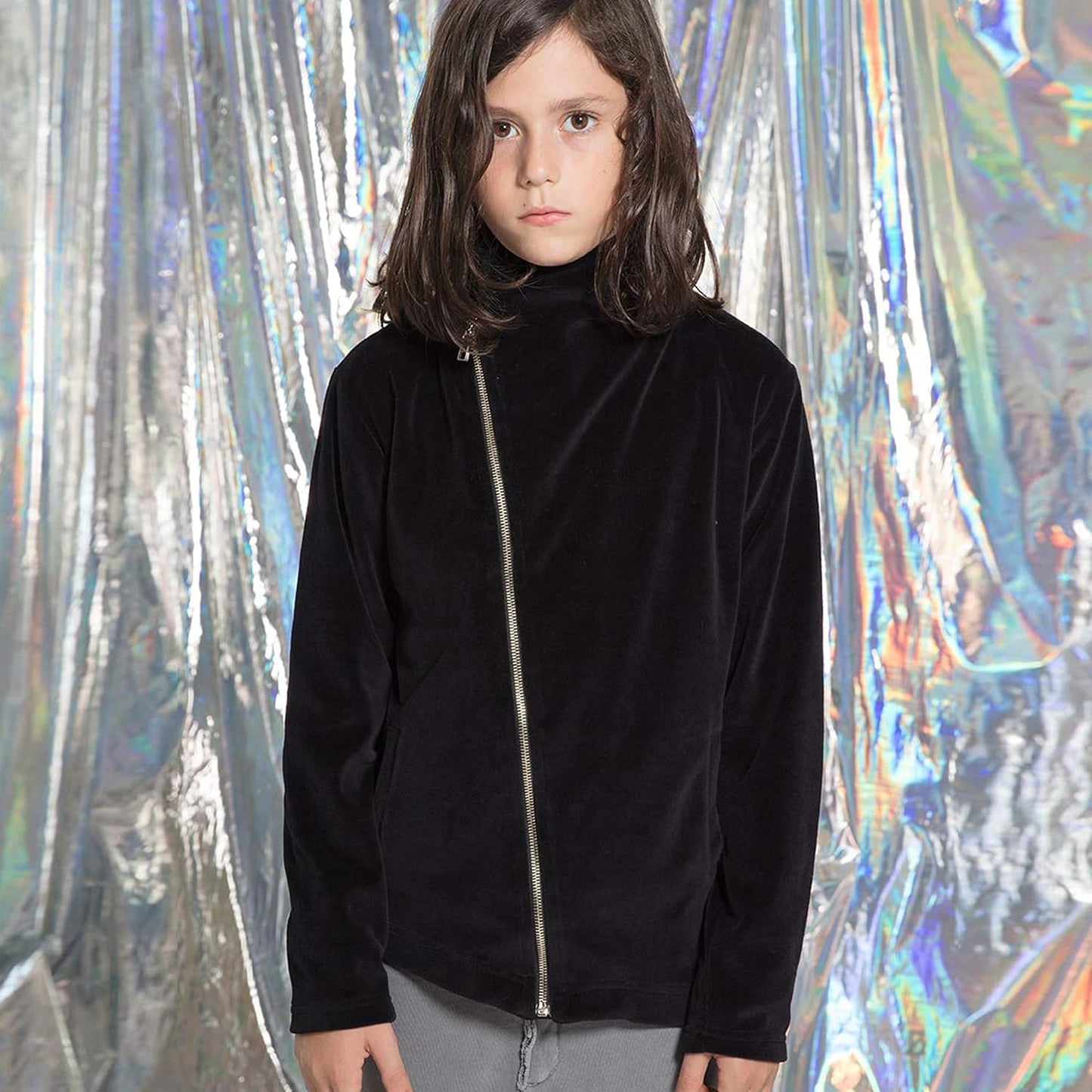 VELVET BIKERS JACKET - 4-5 YEARS