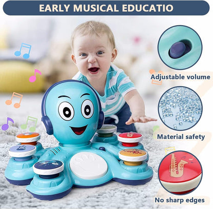 Baby Musical Toy Toddler Learning Toys, Octopus Preschool Music Toys, Educational Toys for 1+ Year Olds