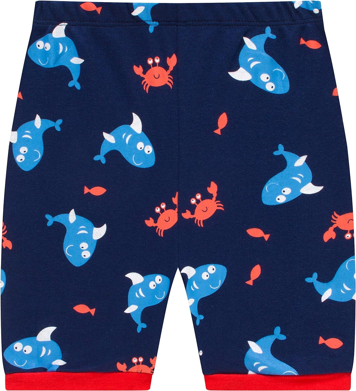 Little Boys Shark Pajamas Summer Kids 4 Pcs Cotton Pyjamas Children Clothes 5T