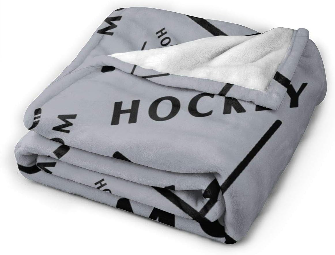 Blanket Hockey Mom Throw Blanket Ultra Soft Velvet Blanket Lightweight Bed Blanket Quilt Durable Home Decor Fleece Blanket Sofa Blanket Luxurious Carpet for Men Women Kids