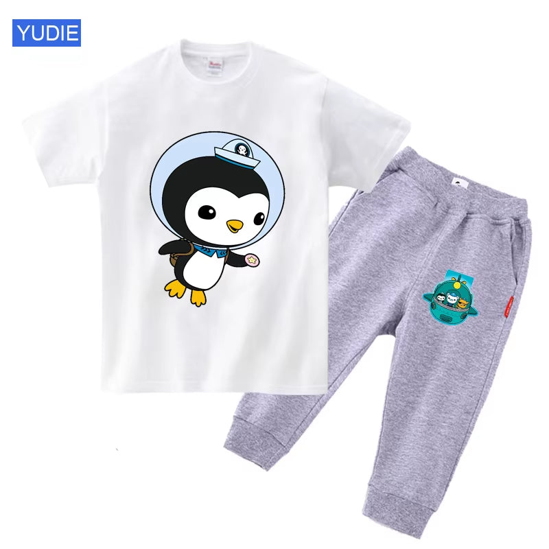 Toddler Boy Clothing Set Kids Summer Baby Clothes Set Girl Casual Sport Outfit Children Clothes Anime Casual Clothes Tshirt Suit