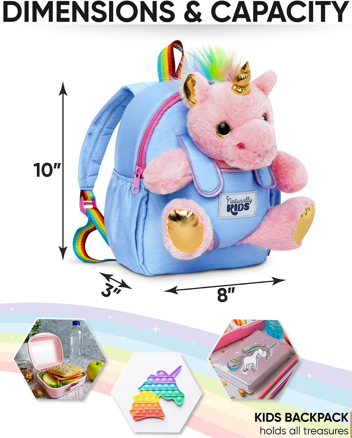 Pink Unicorn Toys, 3 Year Old Girl Gifts, Birthday Gifts for 2 Year Old Girls, Toddler Unicorn Backpack