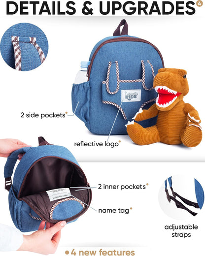 Dinosaur Toys for Kids 5-7, Gifts for 5 Year Old Boys, 4 Year Old Boy Birthday Gift, Toddler Dinosaur Backpack