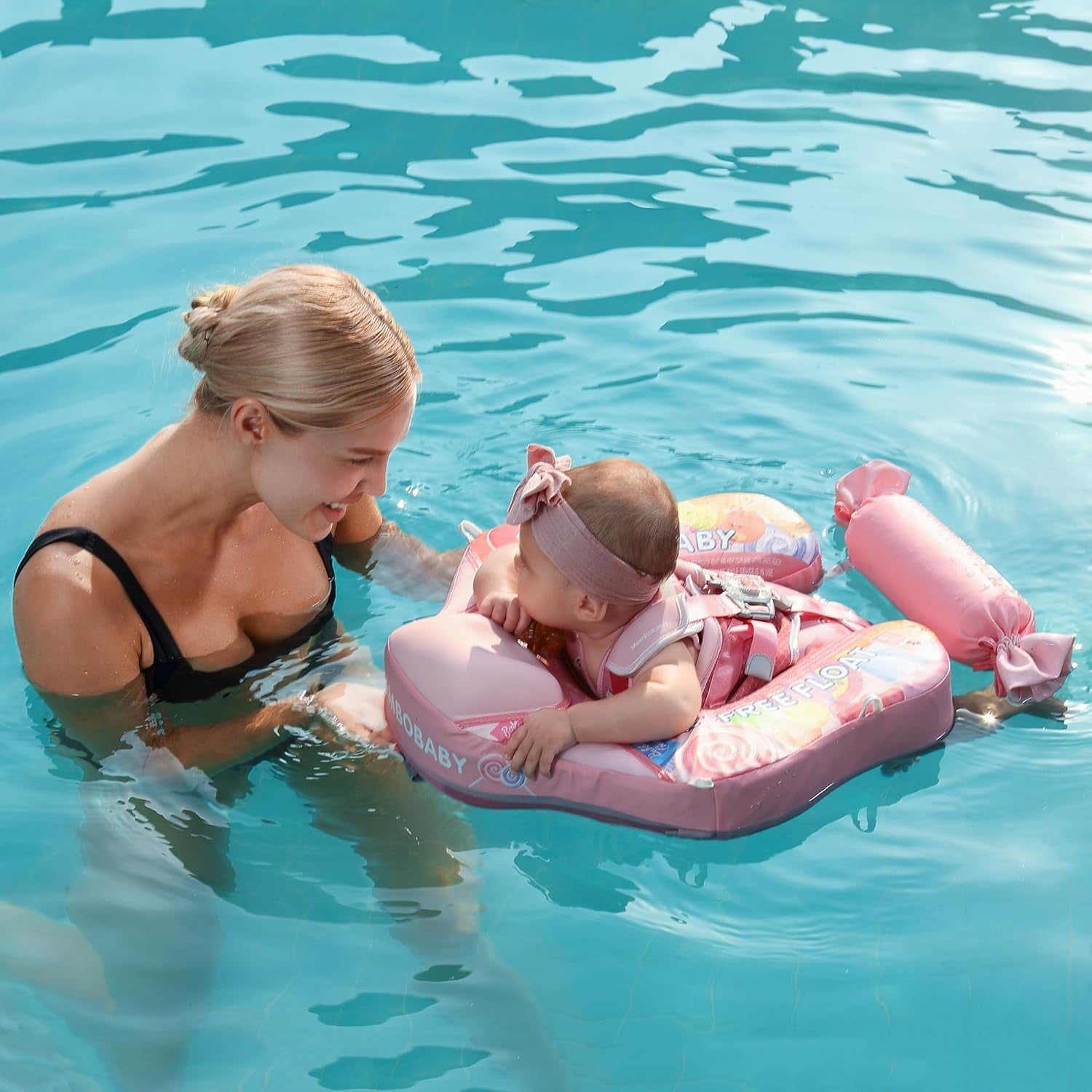 Mambobaby Add Tail Newest Baby Float with Sun Canopy – Candy