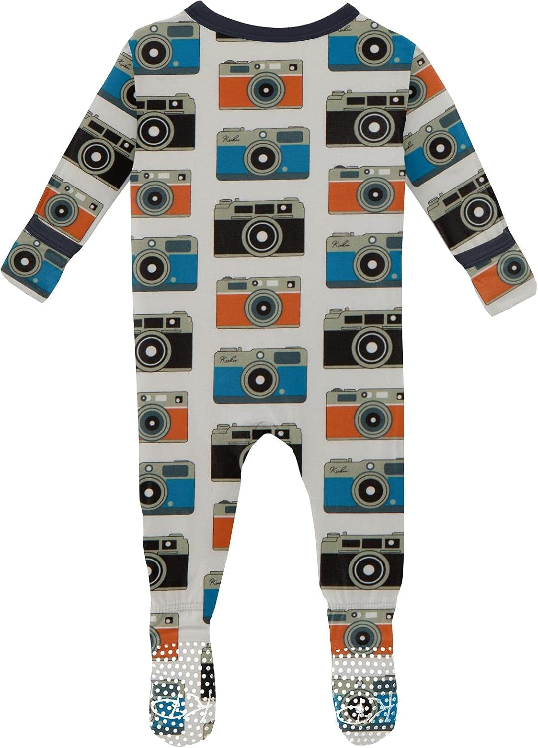 Kickee Print Footies with Zipper, Super Soft One-Piece Jammies, Sleepwear for Babies and Kids, Fall 1 Collections