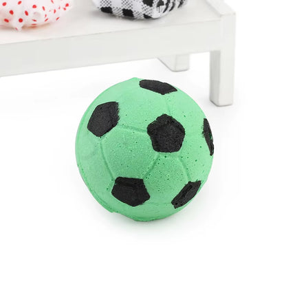 10Pcs Colorful Ball Cat Toy Pet Foam Footaball Play Pet Toys