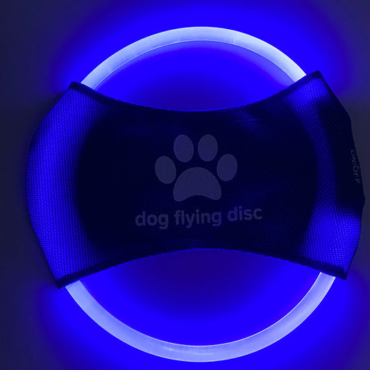 Dog Flying Discs Light Glowing LED Luminoustrainning Interactive Toys Game Flying Discs Dog Toy Pet Dog Accessories Pet Products