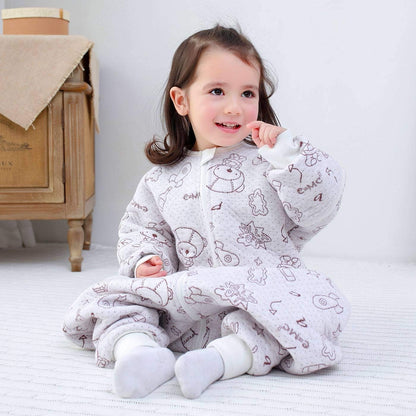 Baby Wearable Blanket 100% Soft Cotton Cartoon Sleepsuit Warm Pajamas