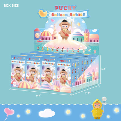 Pucky Balloon Babies Series Collection Blind Boxes Little Art Toy Collectible Cute Kawaii Mini Toy Figures Gift Collectibles Dolls-12 Pack