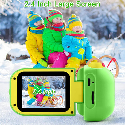 Children Video Camera - Kids Digital Camera Toddler Toy Camcorder Birthday Gifts for Boys and Girls Age 3 4 5 6 7 8 9, 12MP Kids Video Recorder with 32GB SD Card - Green