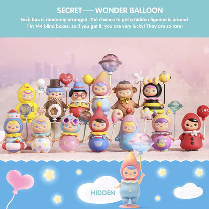 Pucky Balloon Babies Series Collection Blind Boxes Little Art Toy Collectible Cute Kawaii Mini Toy Figures Gift Collectibles Dolls-12 Pack