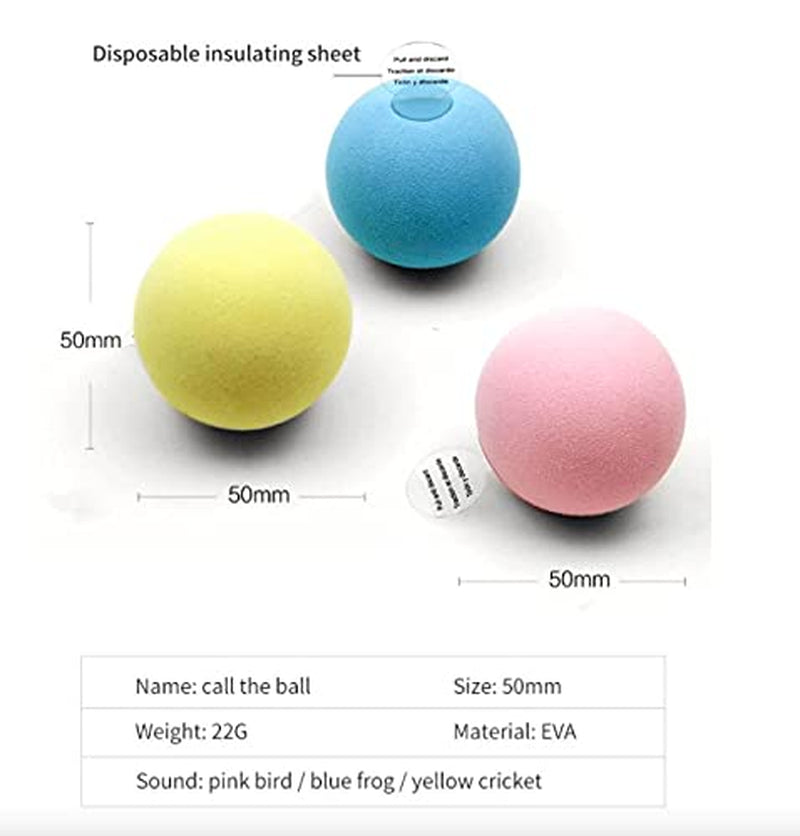 New Gravity Ball Smart Touch Sounding Toys Interactive Pet Toys Squeak Toys Ball Pet Training Toy for Indoor Cats