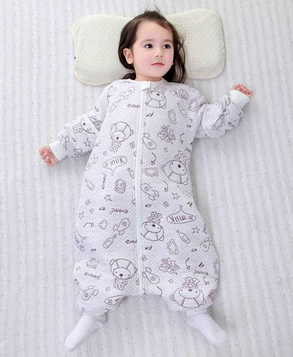 Baby Wearable Blanket 100% Soft Cotton Cartoon Sleepsuit Warm Pajamas