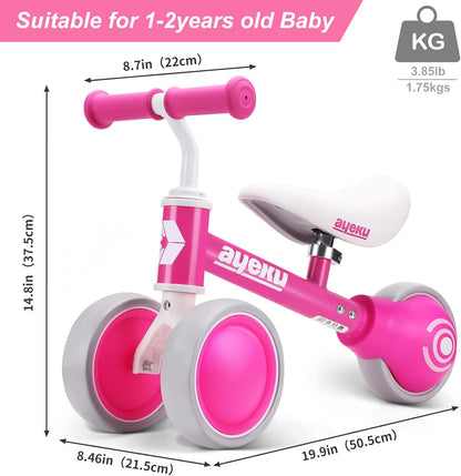 Baby Balance Bike Toys for 1 Year Old Boy Girl Gifts,12-24 Months Toy Toddler First Birthday Gift,One Year Old Must Haves Mini Bike…