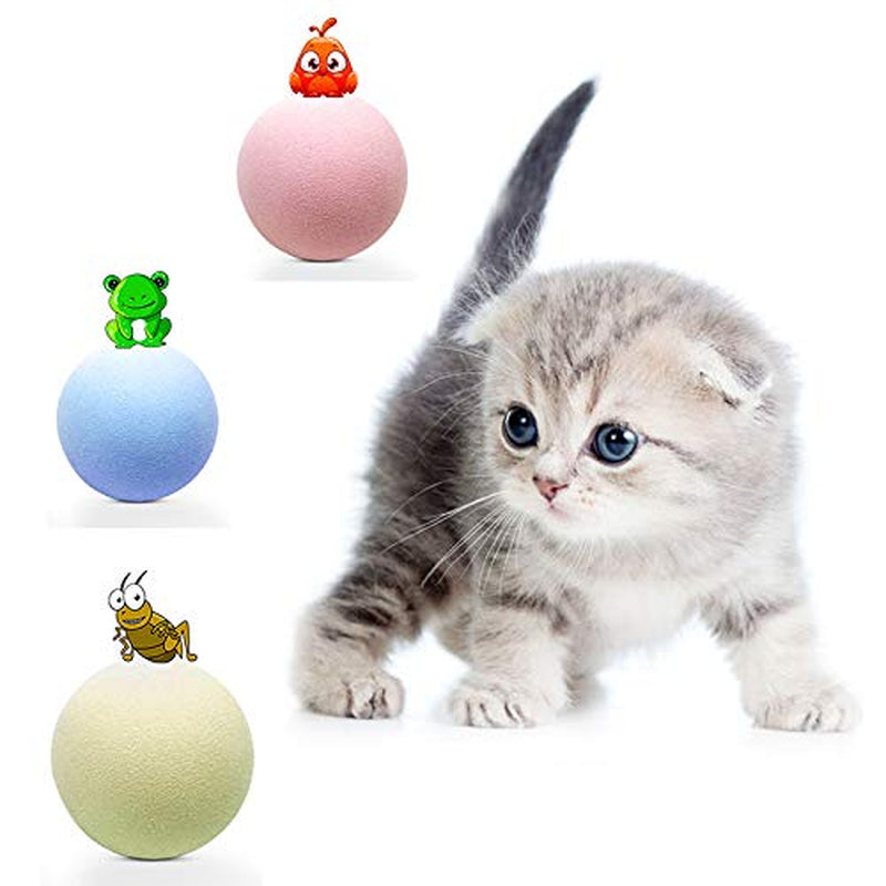 New Gravity Ball Smart Touch Sounding Toys Interactive Pet Toys Squeak Toys Ball Pet Training Toy for Indoor Cats